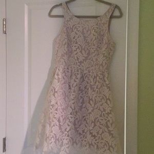 Cream and tan sundress! So cute!